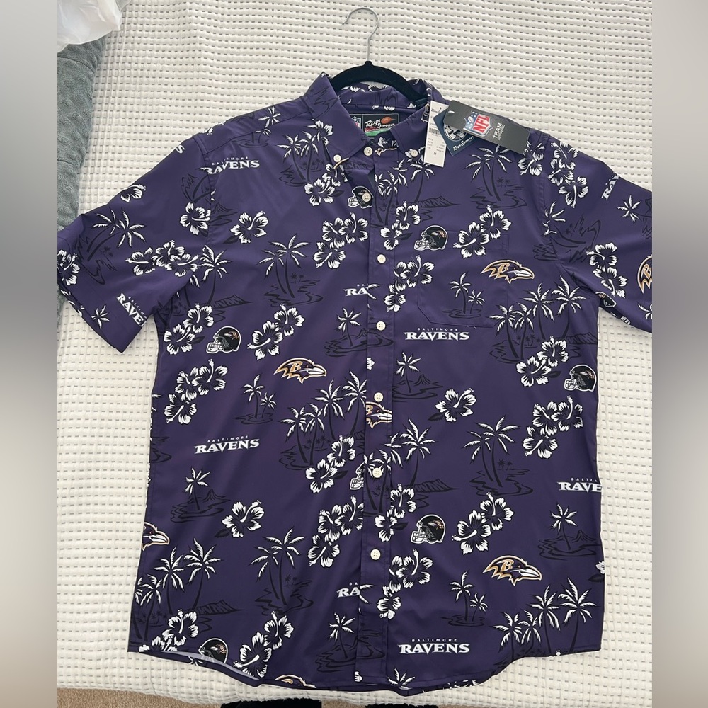 Reyn Spooner Ravens NFL Hawaiian shirt